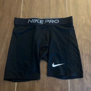 Large, Black, Nike Compression Shorts